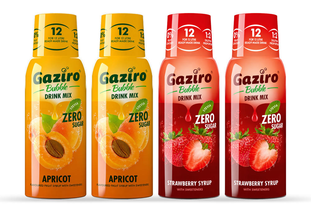 siropia-gia-araiosi-verikoko-kai-fraoula Combo Συσκευασίες με σιρόπι Gaziro Bubble Βερίκοκο & Φράουλα - Image 1
